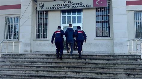 Edirne'de 3 yıl 9 ay kesinleşmiş cezası bulunan hükümlü yakalandı